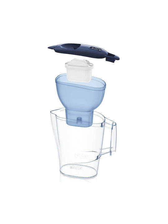 Brita Plastic Jug Blue with 1 Replacement Filter 2400ml