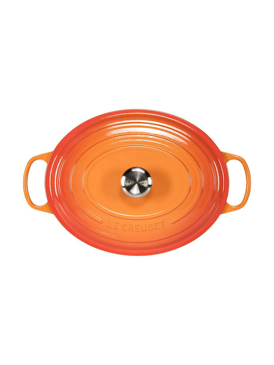 Le Creuset Dutch Oven Oval Made of Aluminum 33x42.7cm 1pcs