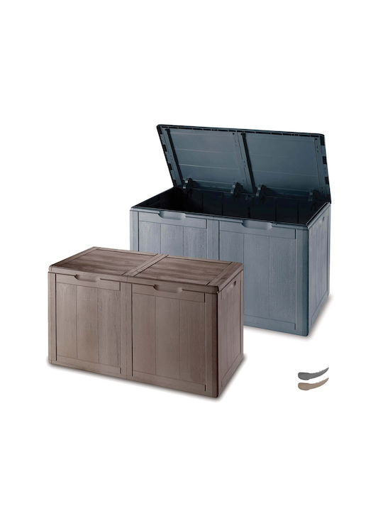 Gensini Outdoor Storage Box 3010.00 180lt Brown L80.5xW44.5xH51cm