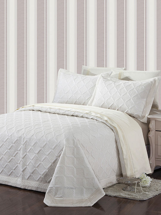 Beauty Home Thetis Νυφικό Σετ 7τμχ Ecru 230x250cm