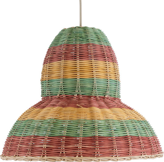 GloboStar Caballeros Κρεμαστό Φωτιστικό Bulb Boho Πλέγμα με Ντουί E27 40x30x30εκ.