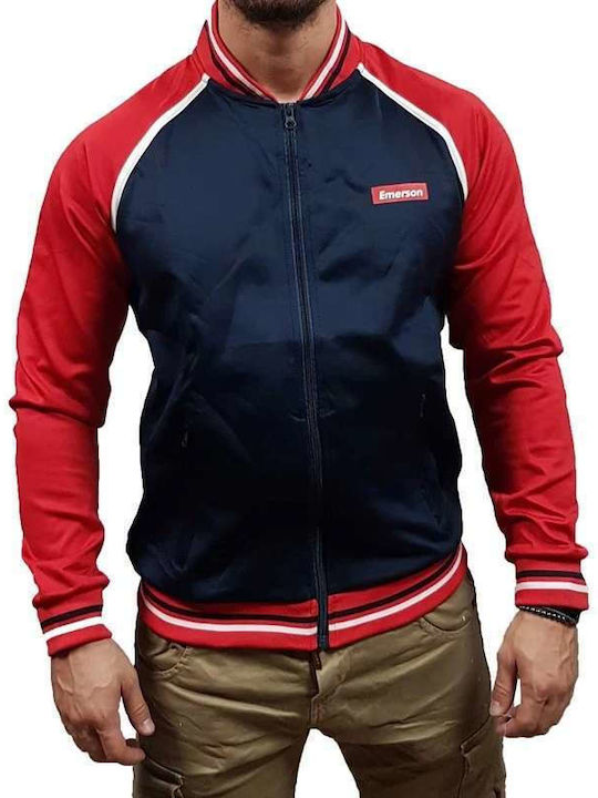 Emerson Herrenjacke Navy / Red