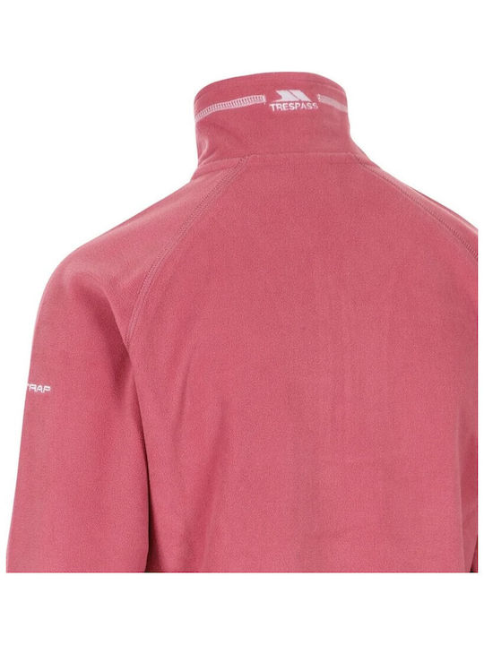 Trespass Women's Athletic Fleece Blouse Long Sleeve Pink