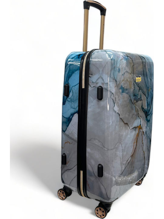 Olia Home Large Travel Suitcase Hard From Durable PC with 4 Wheels Height 80cm 7585350