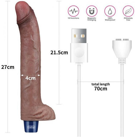 Lovetoy Vibe Realistic Vibrator 26.5cm Flesh