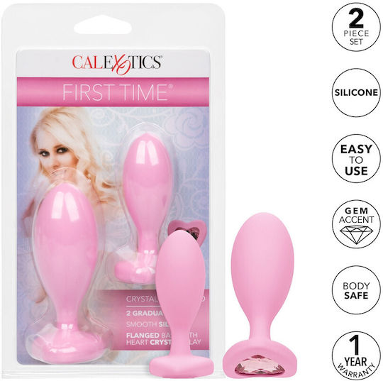 Calexotics Πρωκτική Σφήνα Ροζ 2τμχ