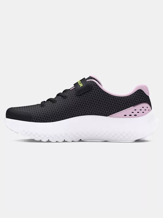 Under Armour Αθλητικά Παιδικά Παπούτσια Running Surge 4 Μαύρα