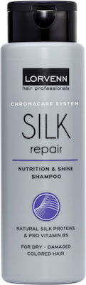 Lorvenn Lovernn Silk Repair Nutrition & Shine Shampoos Wiederaufbau/Ernährung für Alle Haartypen 1x1000ml