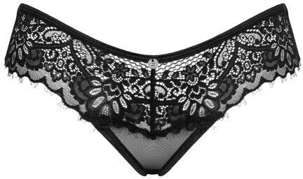 Obsessive Maderris Γυναικείο Sexy Slip με Δαντέλα Μαύρο