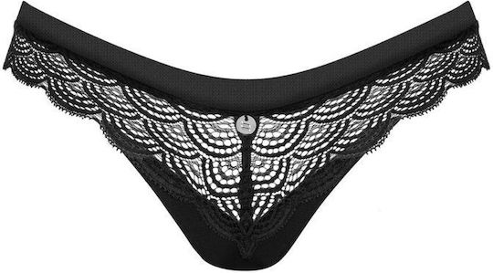 Obsessive Γυναικείο Sexy Slip Μαύρο