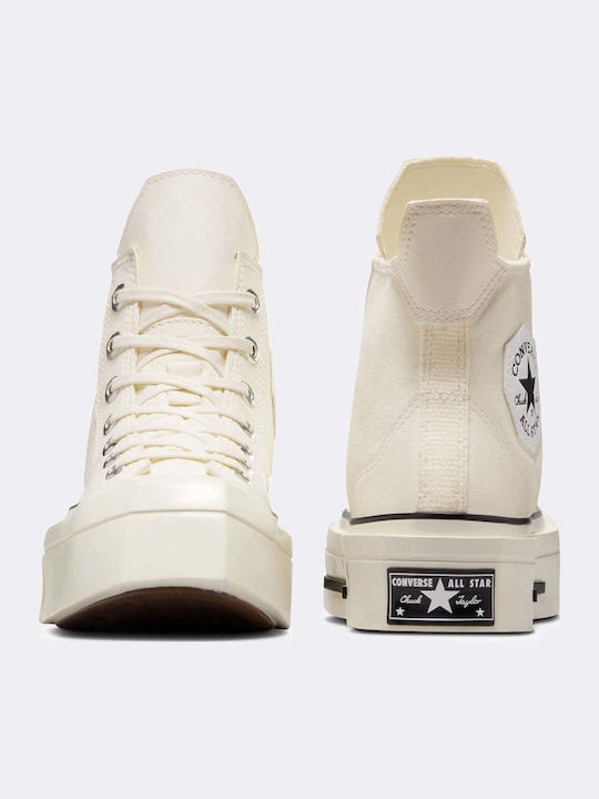 Chuck 70 De Luxe Squared Μποτάκια Μπεζ