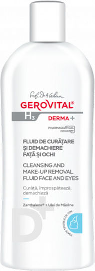 Gerovital H3 Derma+ Γαλάκτωμα Αφαίρεσης Μακιγιάζ Προσώπου & Ματιών 200ml
