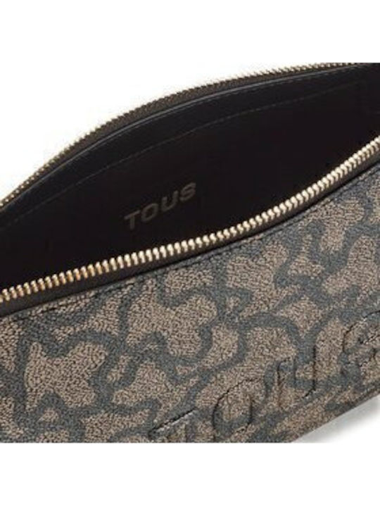Bolso Leather Women's Bag Crossbody Beige/Black