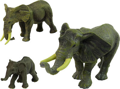 Miniature Toy Wild Animals Gray