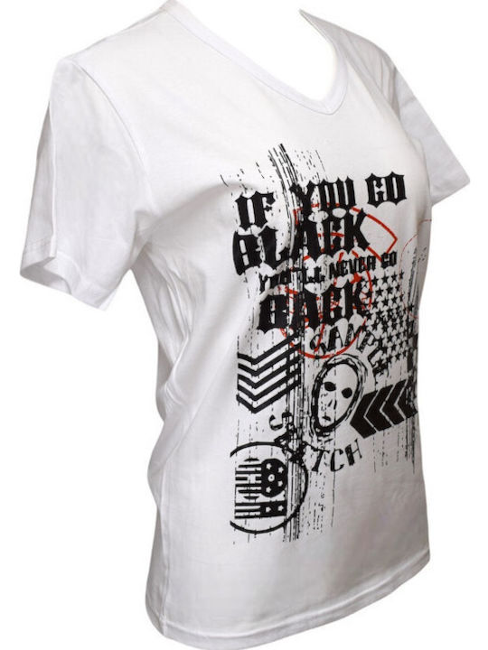 Tricou Sport If You Alb