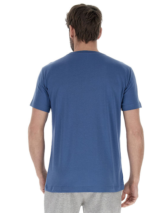 Lotto Herren T-Shirt Kurzarm Blau