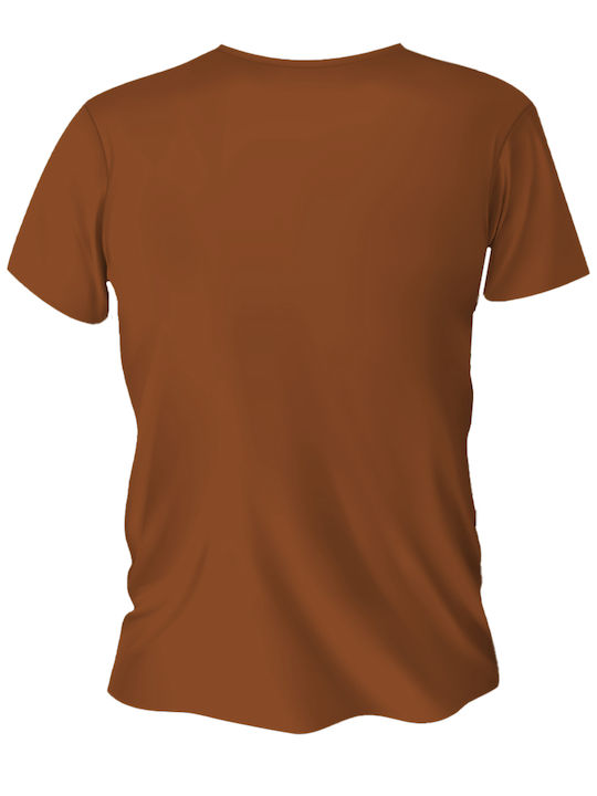 Short Sleeve Blouse Texas Orange