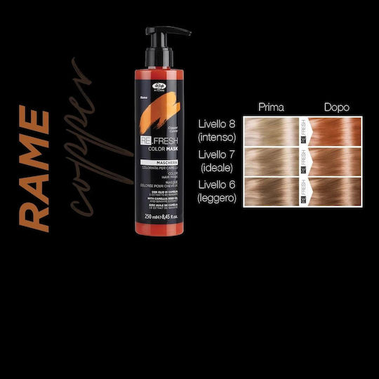 Lisap Color Mask Χωρίς Αμμωνία Copper 250ml