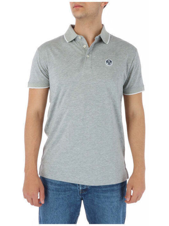 North Sails Herren Shirt Kurzarm Polo Weiß