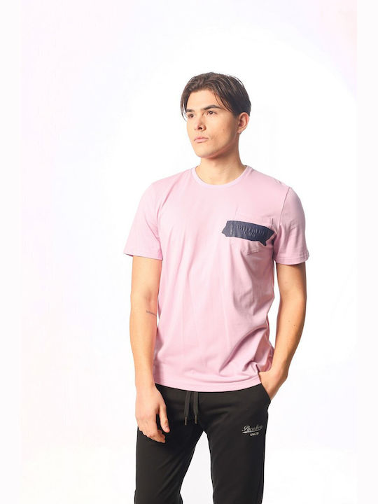 Paco & Co Herren Kurzarmshirt Pink