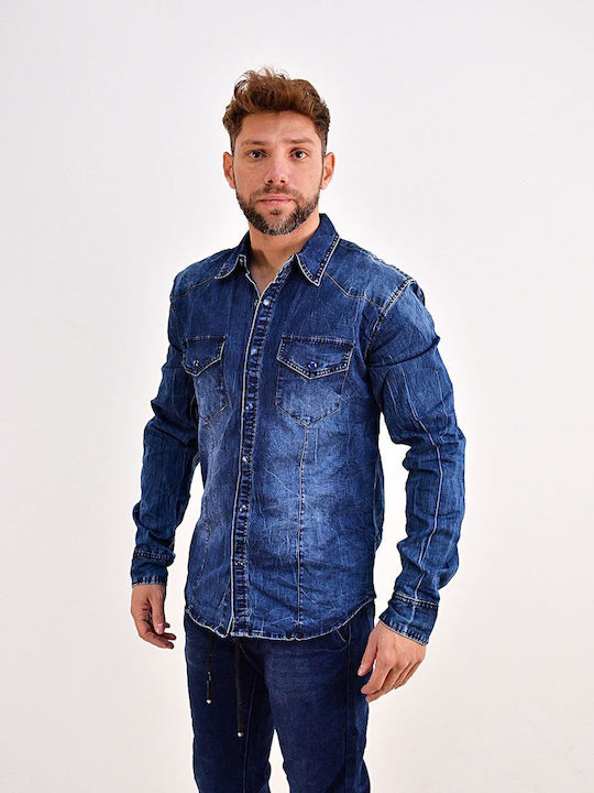 Beltipo Men's Shirt Long Sleeve Denim ''Gene''