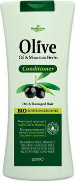 Madis Herbolive Olive Oil & Mountain Herbs Балсам За Коса За Укрепване На Обем 200ml