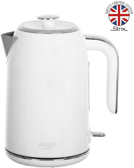 Adler Βραστήρας 1.7lt 2200W White