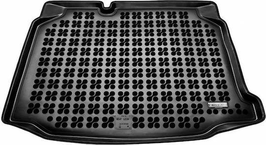 Rezaw Plast Trunk Mat Tray Type for Seat Leon 5F 3D 2013-2020 Hatchback Black