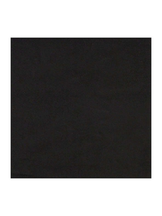 Canapea Cu Trei Locuri Catifea Neagră 198x77x80cm