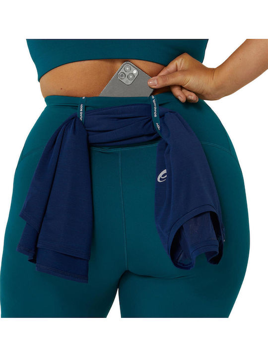 Laufen Frauen Lang Leggings Hochgeschnitten Grn