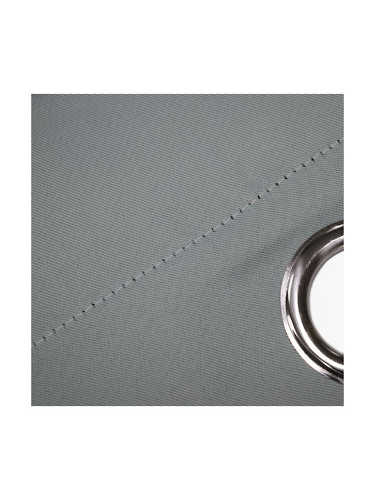 Blackout Curtain with Grommets L-c Occult Gray 135x240cm