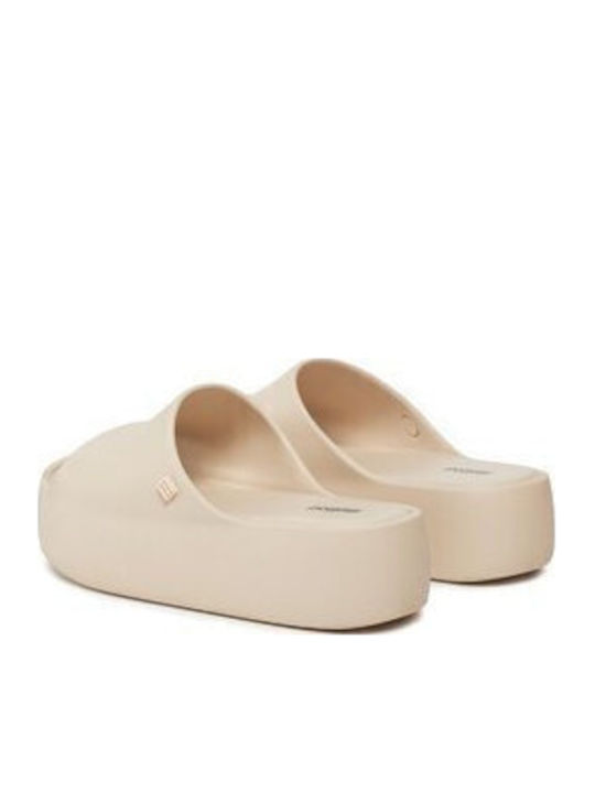 Free Slides mit Plattformen in Beige Farbe