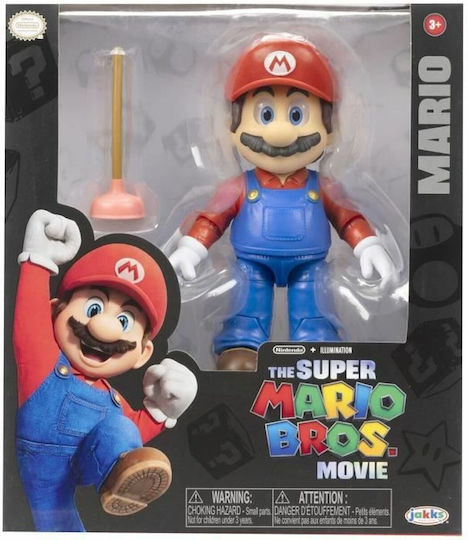 Jakks Pacific Super Mario: Mario Φιγούρα 13εκ.