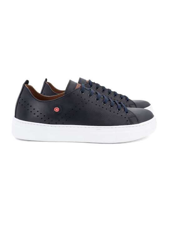 Robinson Men's Leather Casual Shoes Blue