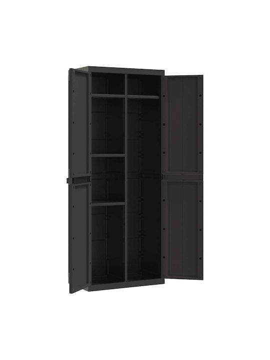 Δίφυλλη Ντουλάπα από Πολυπροπυλένιο 65x37x165εκ.