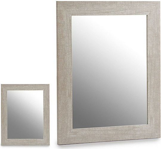 Gift Decor 22041 Правоъгълно Сиво Огледало на Стената 49x39см Gift Decor 22041 Правоъгълно Сиво Огледало на Стената 49x39см