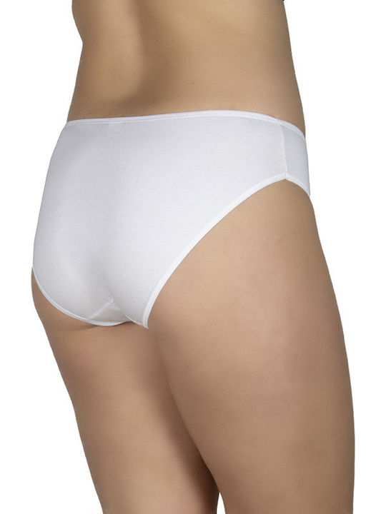 A.A UNDERWEAR Bumbac Femei Alunecare MultiPack White