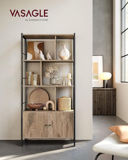 Bibliothek Toasted Oak Farbe 30x74x154cm