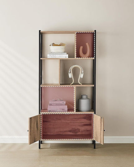 Bibliothek Toasted Oak Farbe 30x74x154cm