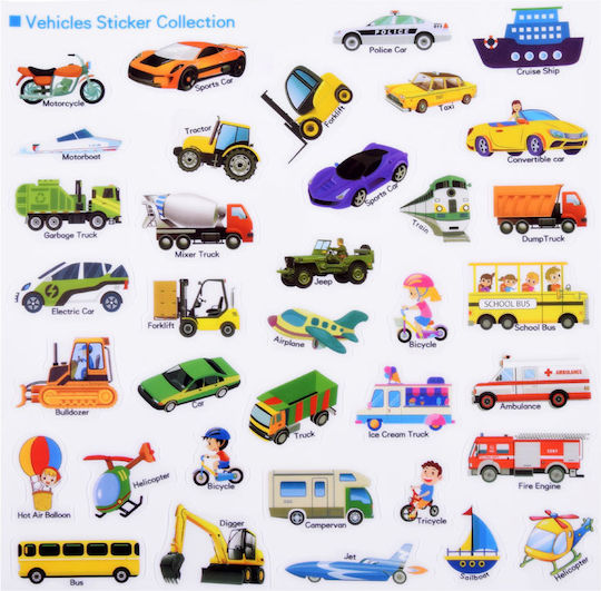 Jokomisiada Album autocolante Vehicles