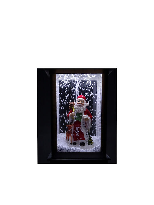 Christmas Decorative Traffic Light Lighted with Santa Claus