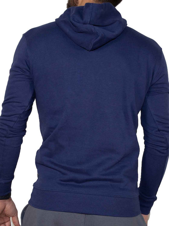 Sweatshirt with Hood Blue