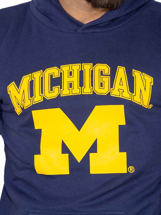 Sweatshirt with Hood Blue