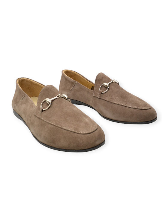 Crash Baggage Women's Moccasins Taupe