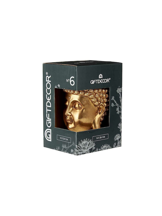 Gift Decor Decorativ Buddha din Polirășină 14x26x17cm 1buc