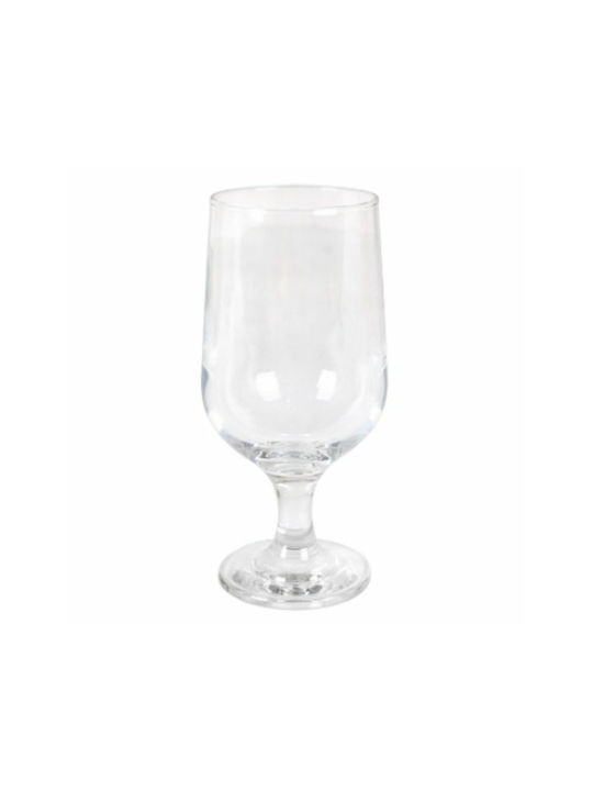 Gurallar Belek Set of Glasses Beer, μπίρας made of Glass Stemmed 375ml 6pcs