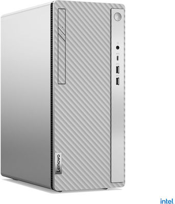 Lenovo IdeaCentre 5 14IAB7 Desktop PC (Nucleu i5-12400/16GB DDR4/512GB SSD/W11 Acasă) Gri Cloud