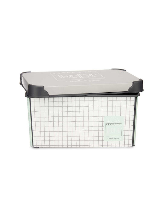 Kipit Plastic Storage Box with Lid Multicolour 19x13.5x29cm 1pcs