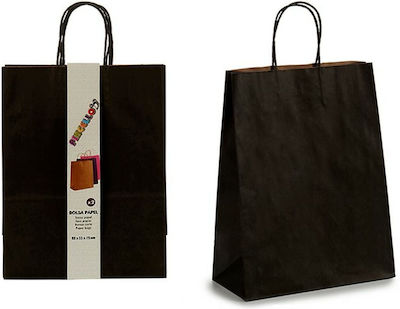 Pincello Paper Bag for Gift Black 25.5x43x11.5cm. 12pcs