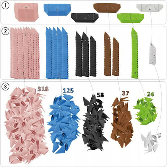 Alexander Toys Οριγκάμι Flamingo για Παιδιά 8+ Ετών 571τμχ